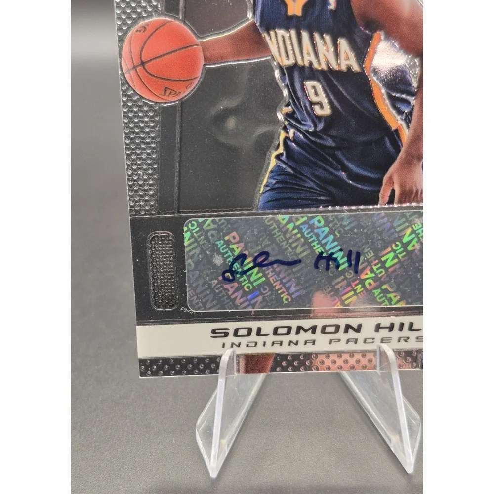 2013-14 Panini Solomon Hill 18 Rookie Signatures Prizm RC Autograph Pacers